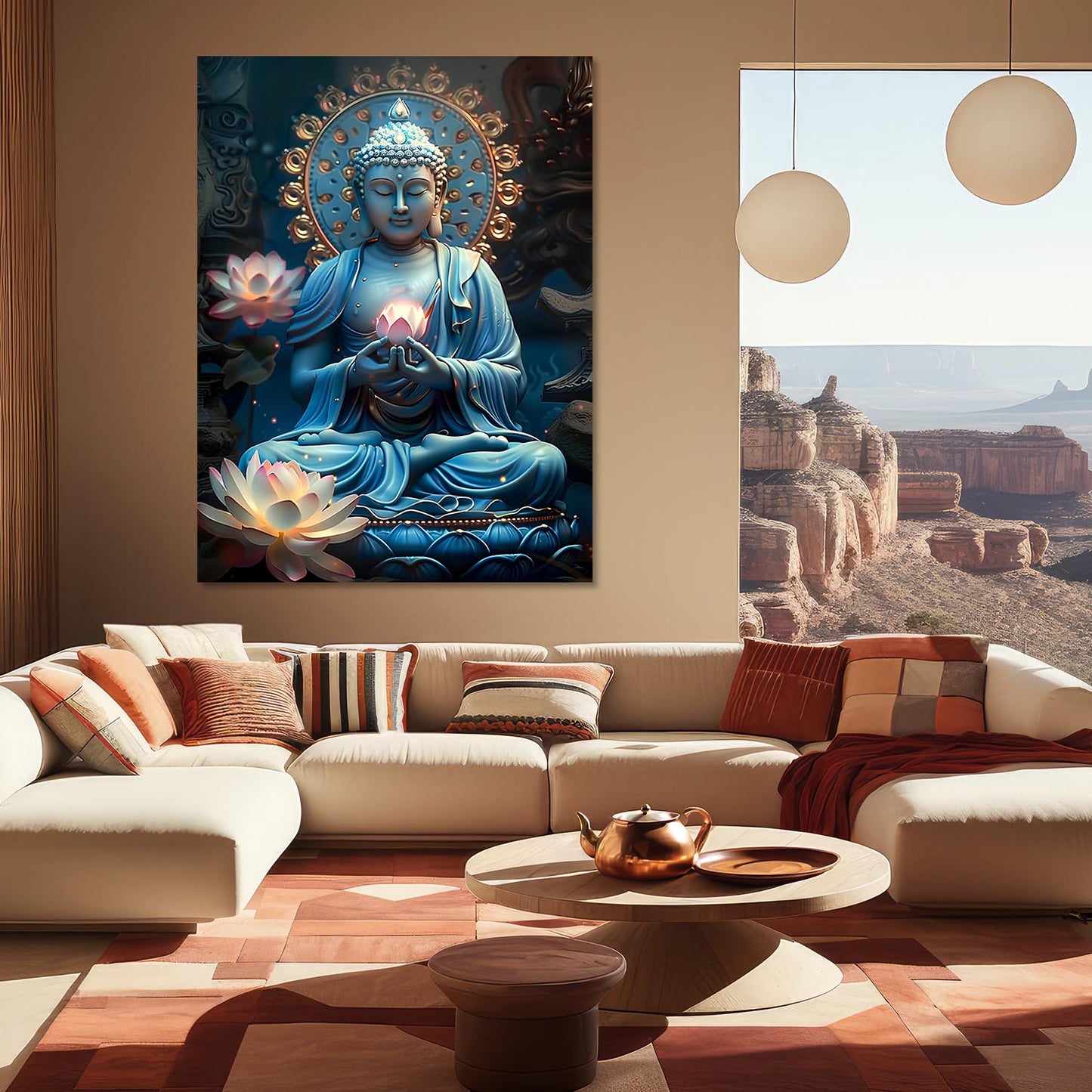 Buddha Canvas Art Print: Divine Serenity for Every Space