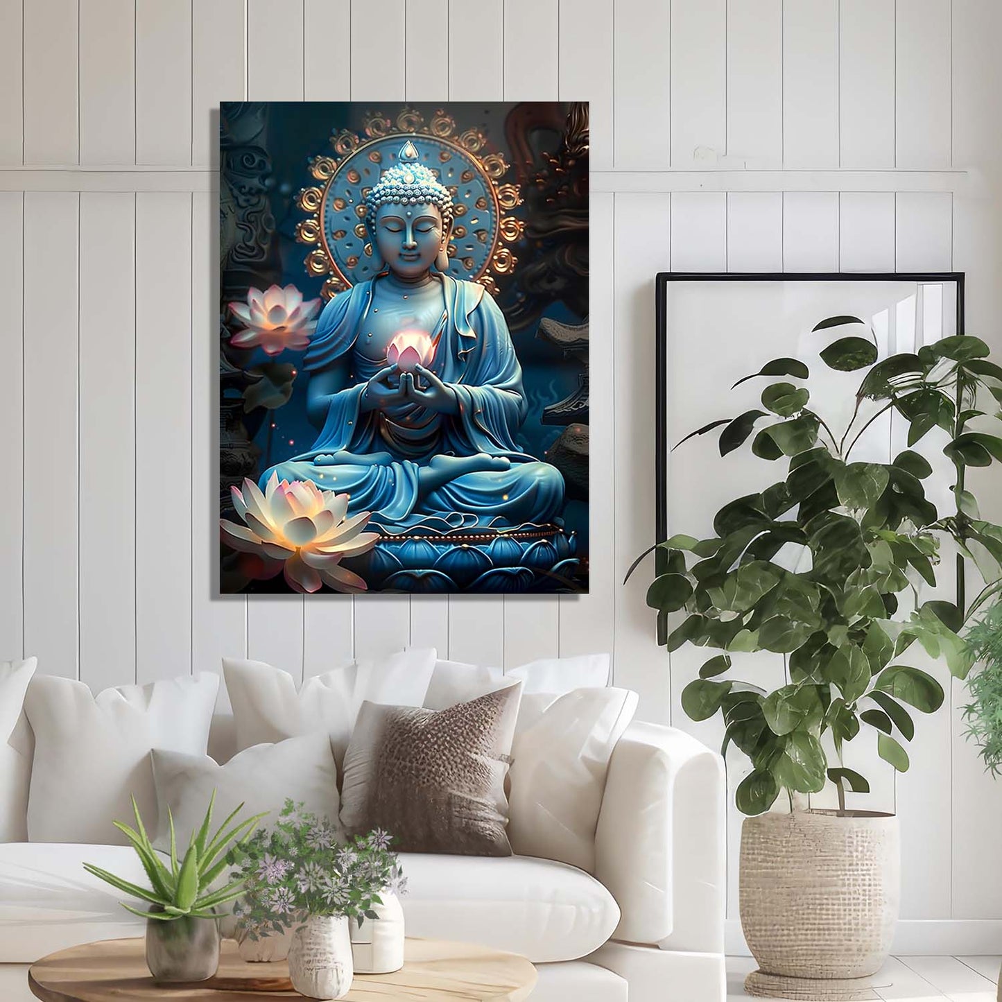 Buddha Canvas Wall Art Print: Divine Serenity for Every Space