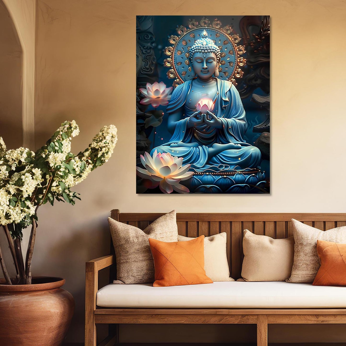 Buddha Canvas Art Print: Divine Serenity for Every Space