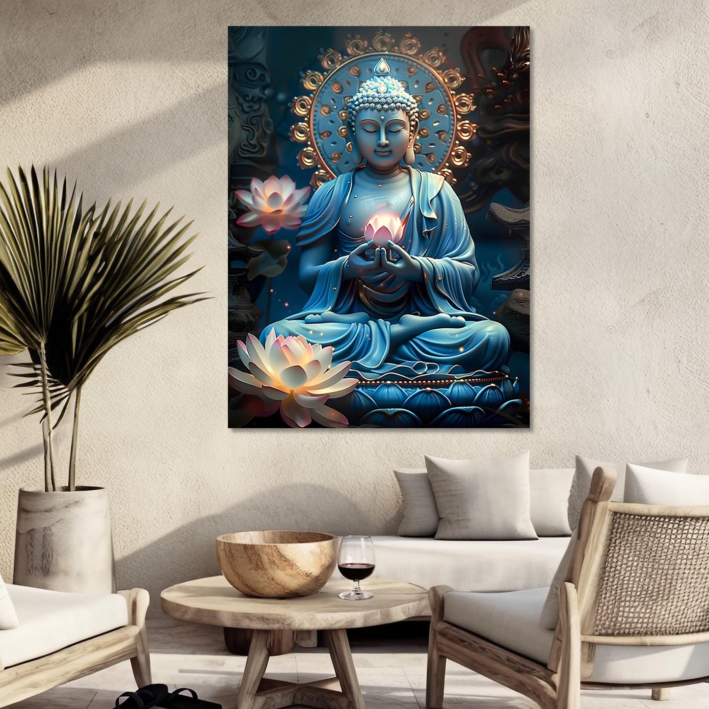 Buddha Canvas Art Print: Divine Serenity for Every Space