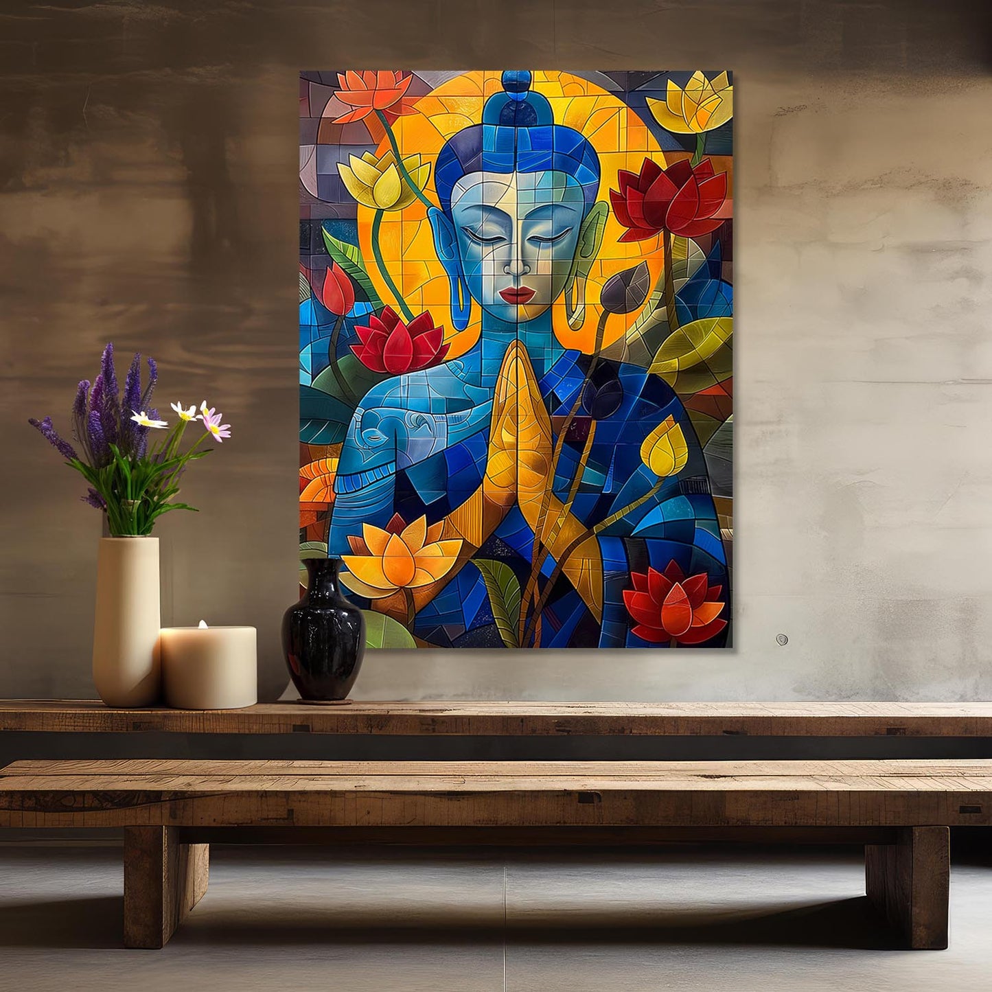 Buddha Canvas Art Print: Divine Serenity for Every Space