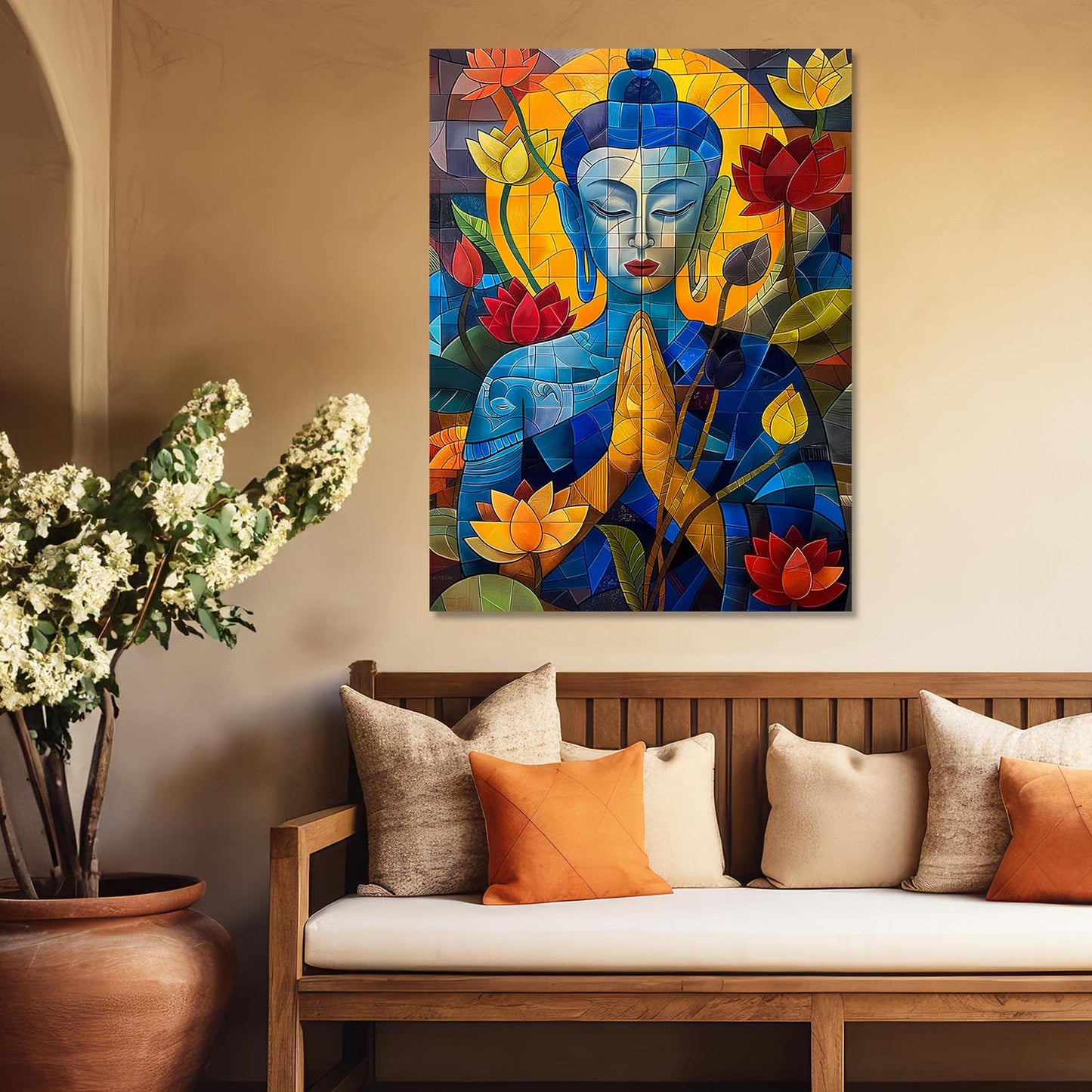 Buddha Canvas Art Print: Divine Serenity for Every Space