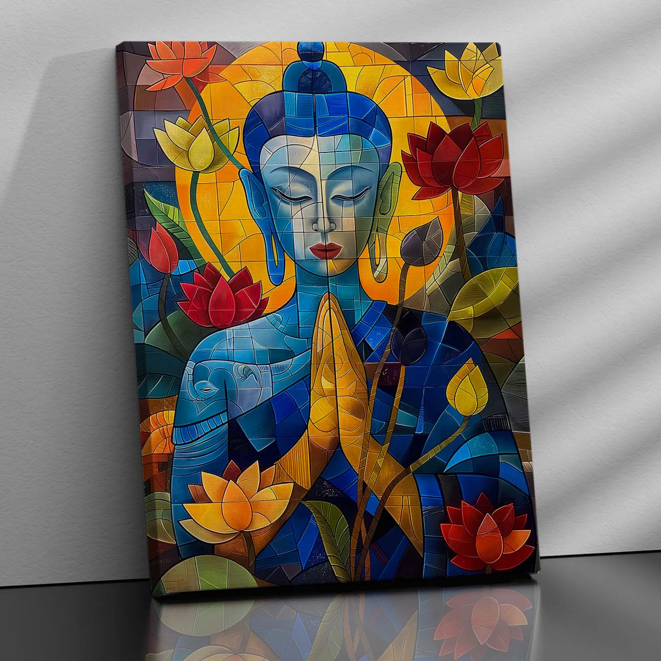 Buddha Canvas Wall Art Print: Divine Serenity for Every Space