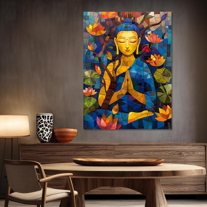 Buddha Canvas Art Print: Divine Serenity for Every Space