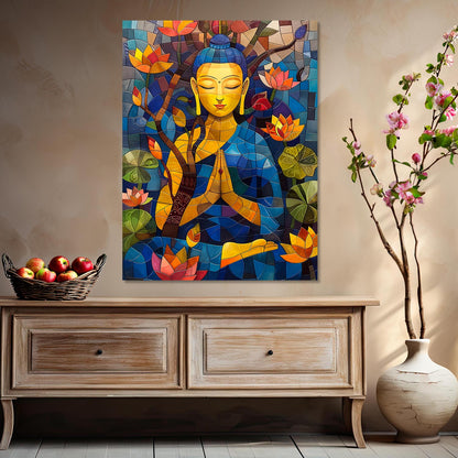 Buddha Canvas Art Print: Divine Serenity for Every Space