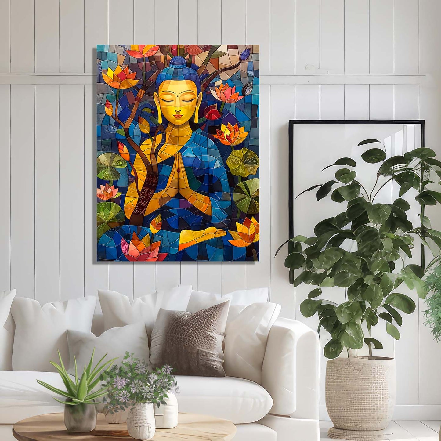 Buddha Canvas Wall Art Print: Divine Serenity for Every Space