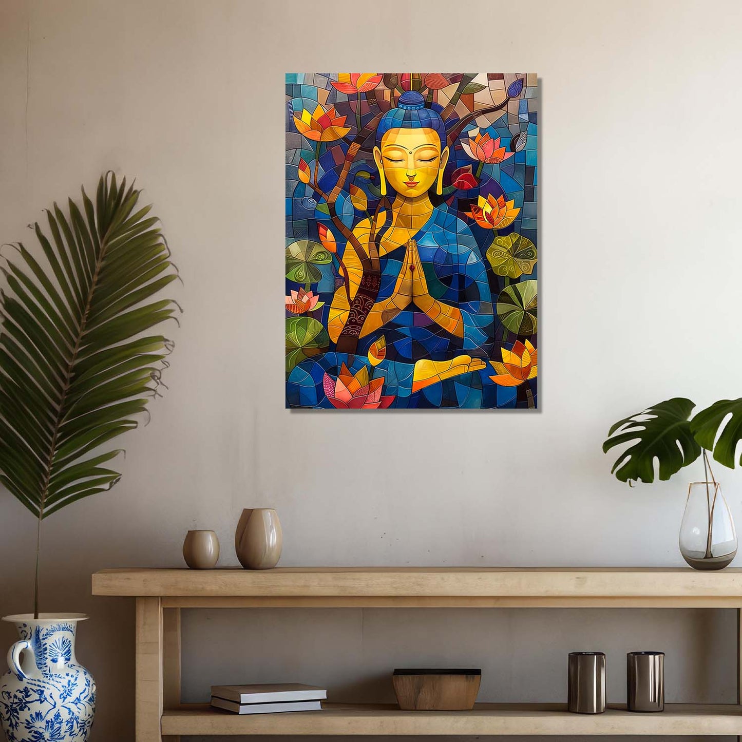 Buddha Canvas Wall Art Print: Divine Serenity for Every Space