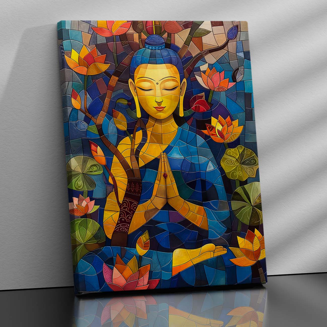 Buddha Canvas Wall Art Print: Divine Serenity for Every Space