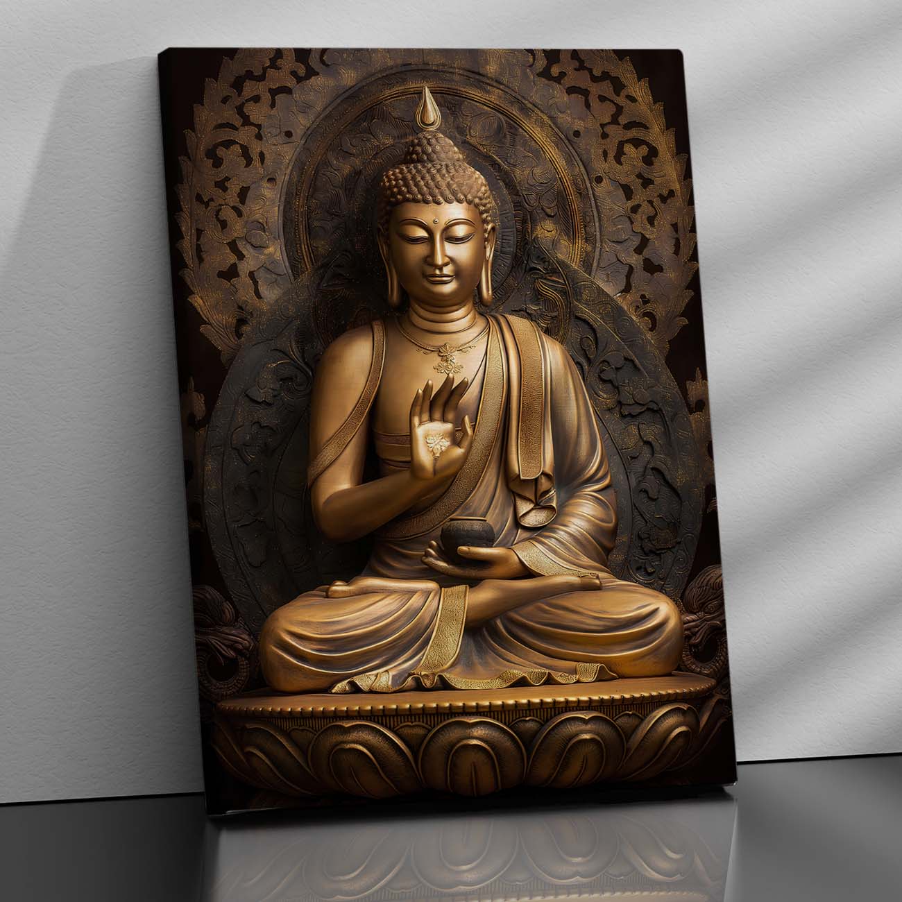 Buddha Canvas Art Print: Divine Serenity for Every Space