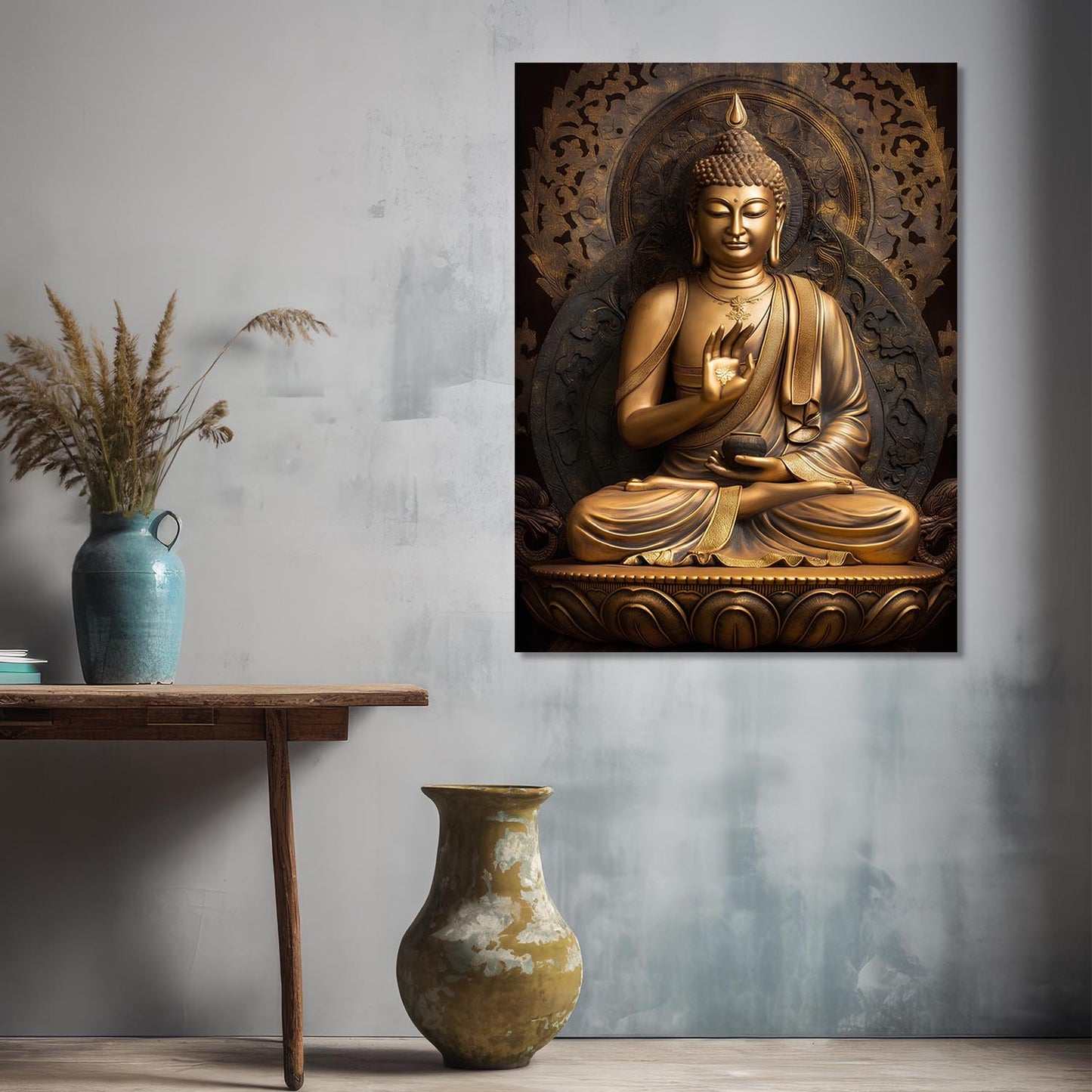 Buddha Canvas Art Print: Divine Serenity for Every Space