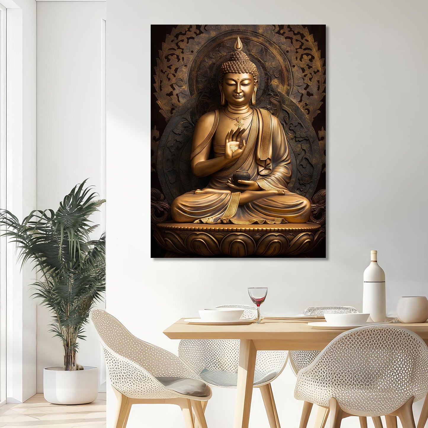 Buddha Canvas Art Print: Divine Serenity for Every Space