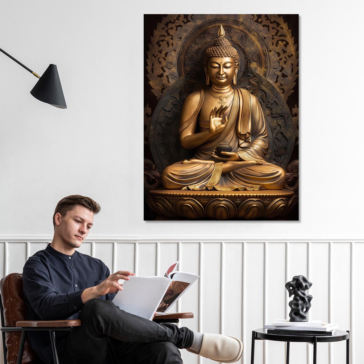 Buddha Canvas Art Print: Divine Serenity for Every Space