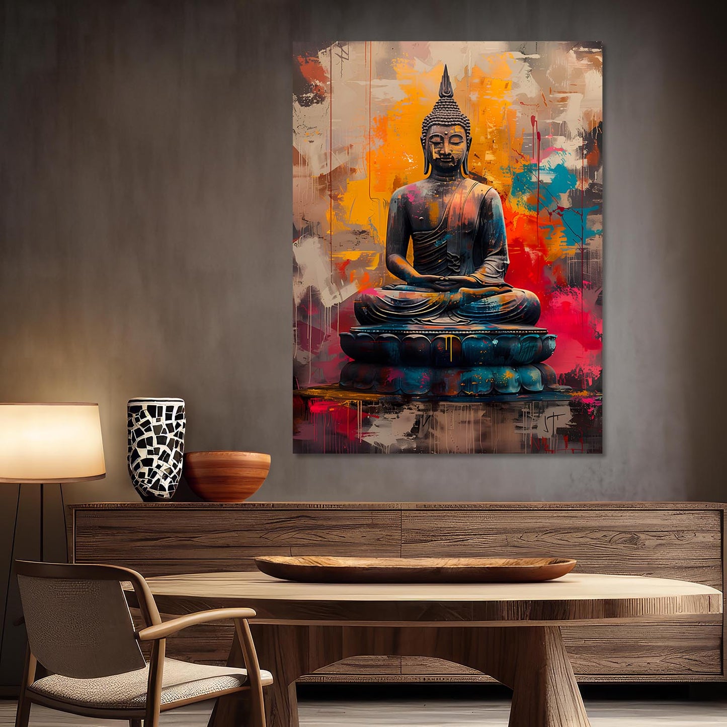 Buddha Canvas Art Print: Divine Serenity for Every Space