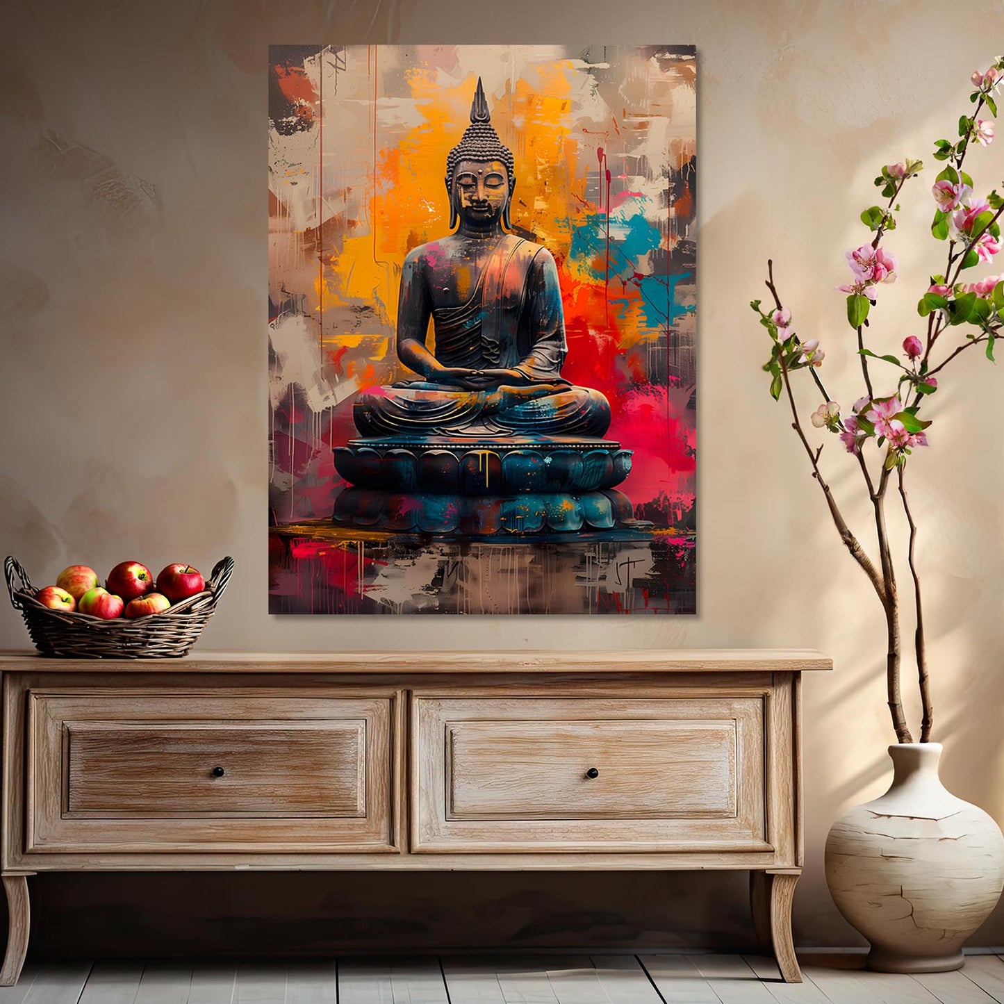 Buddha Canvas Art Print: Divine Serenity for Every Space