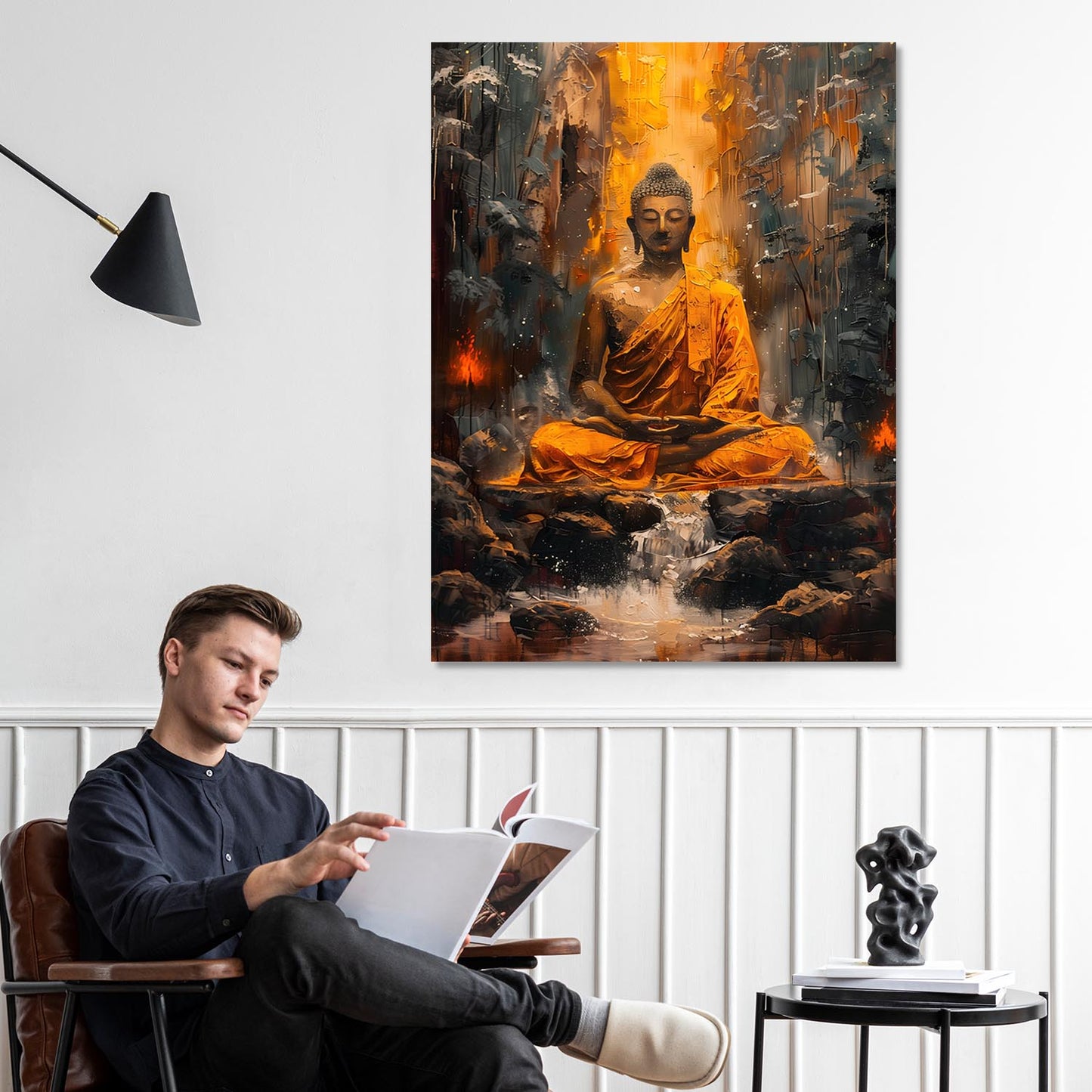 Buddha Canvas Art Print: Divine Serenity for Every Space