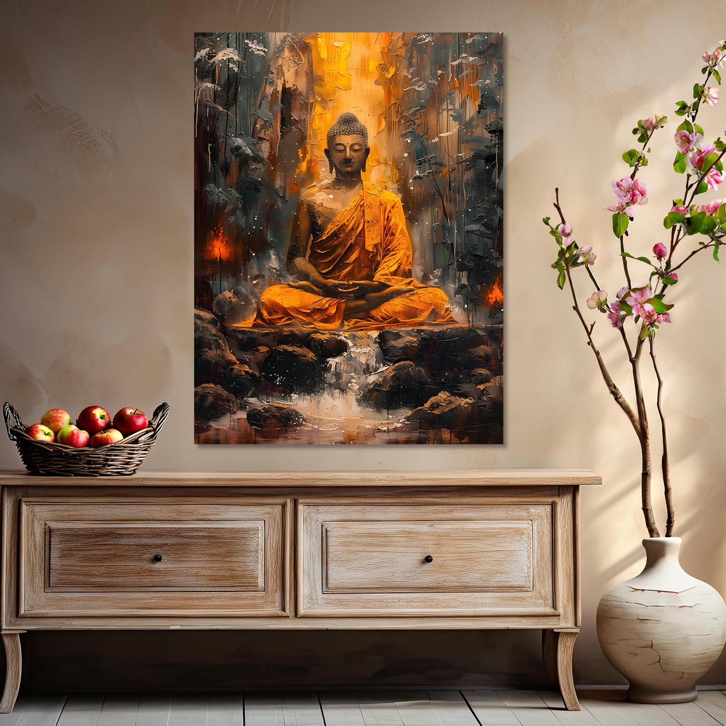 Buddha Canvas Art Print: Divine Serenity for Every Space