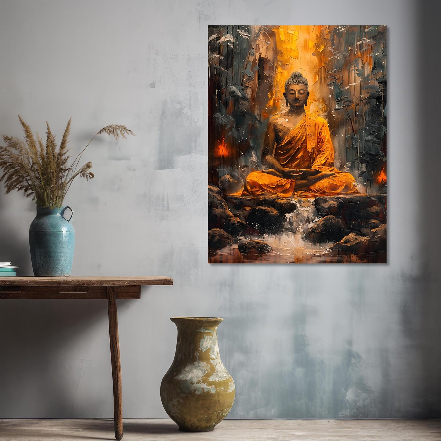 Buddha Canvas Art Print: Divine Serenity for Every Space