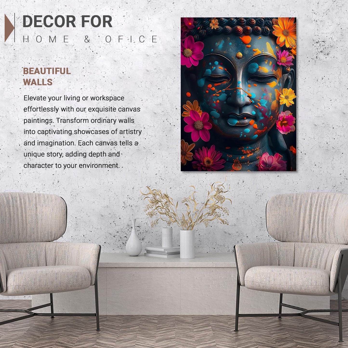 Buddha Canvas Art Print: Divine Serenity for Every Space