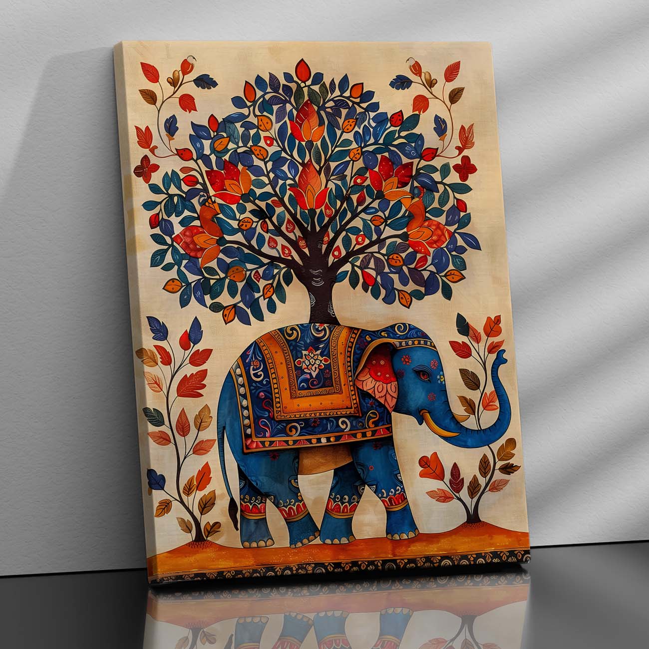 Kalamkari Wall Art For Home Decor Canvas Painting Wall Decor