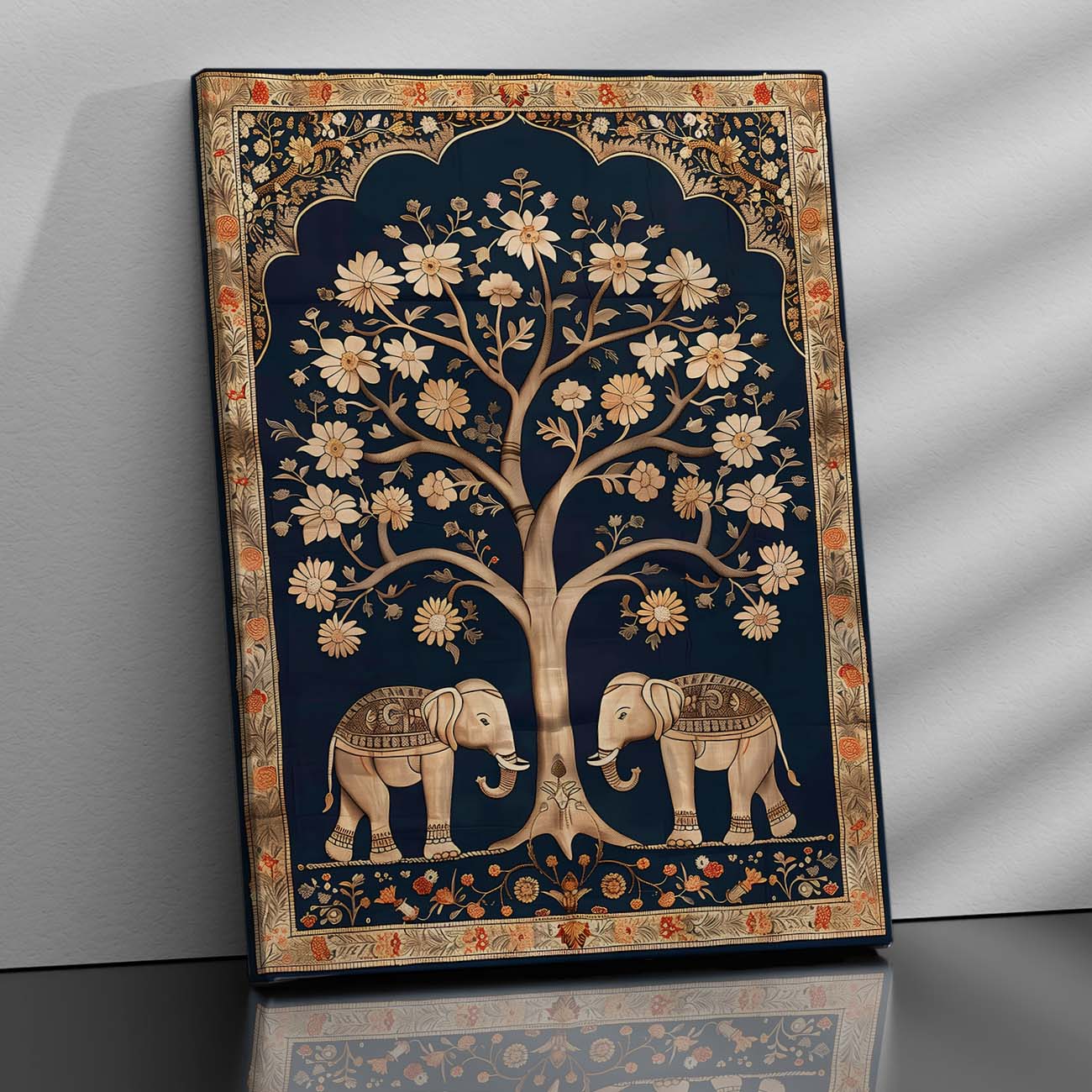 Kalamkari Wall Art For Home Decor Canvas Painting Wall Decor