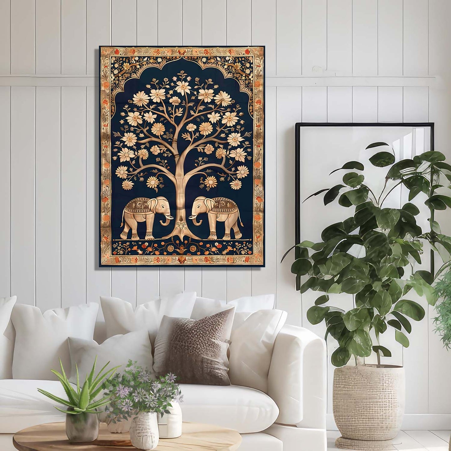 Kalamkari Wall Art For Home Decor Canvas Painting Wall Decor