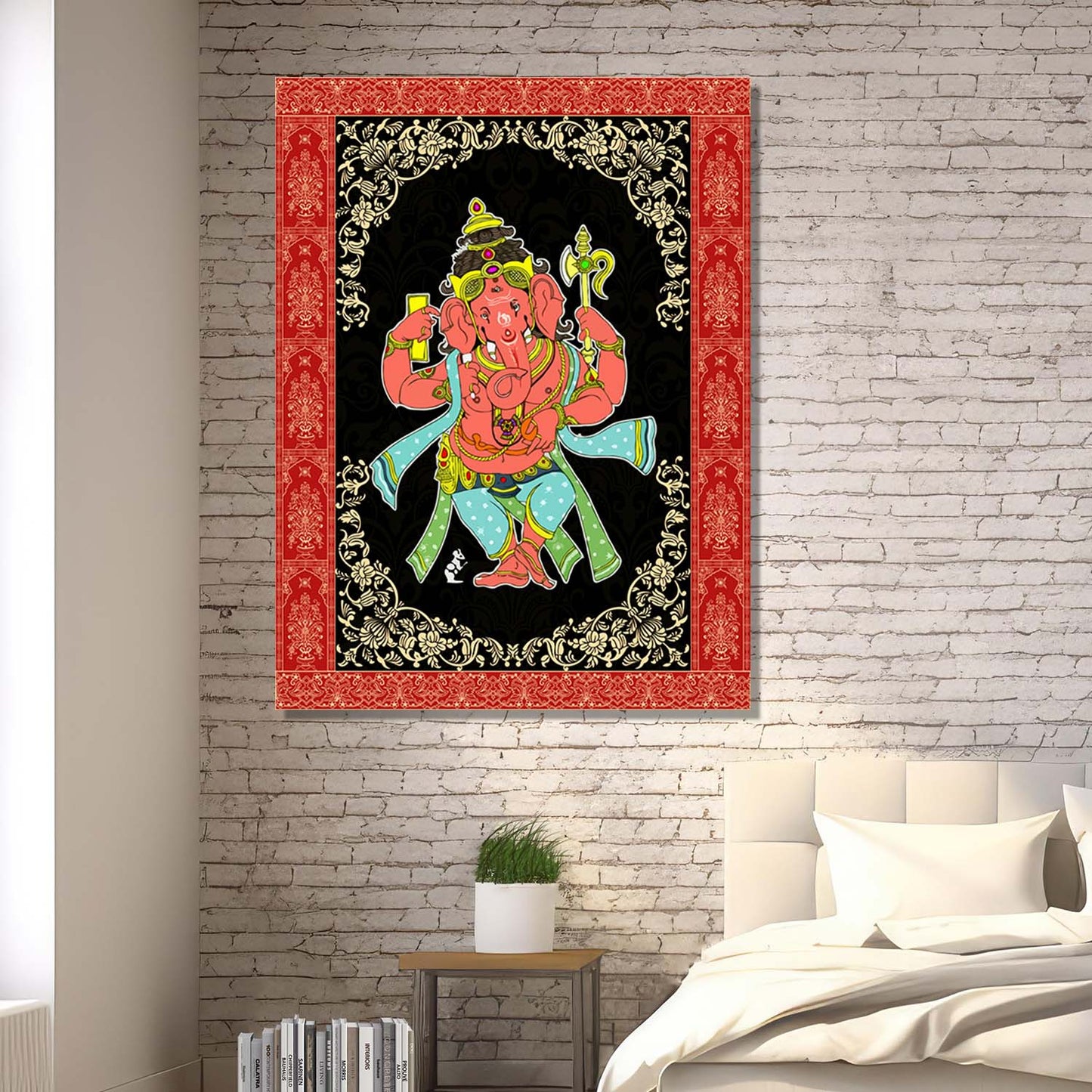 Pattachitra Wall Art For Home Décor Canvas Painting Religious Wall Décor