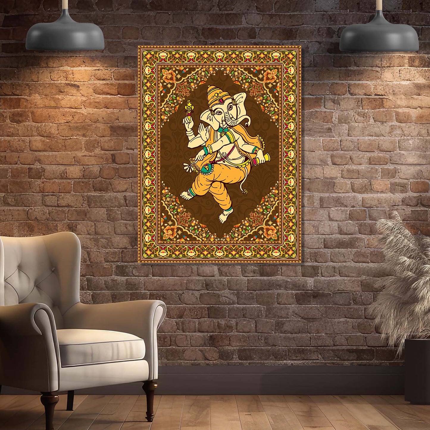 Pattachitra Wall Art For Home Décor Canvas Painting Religious Wall Décor