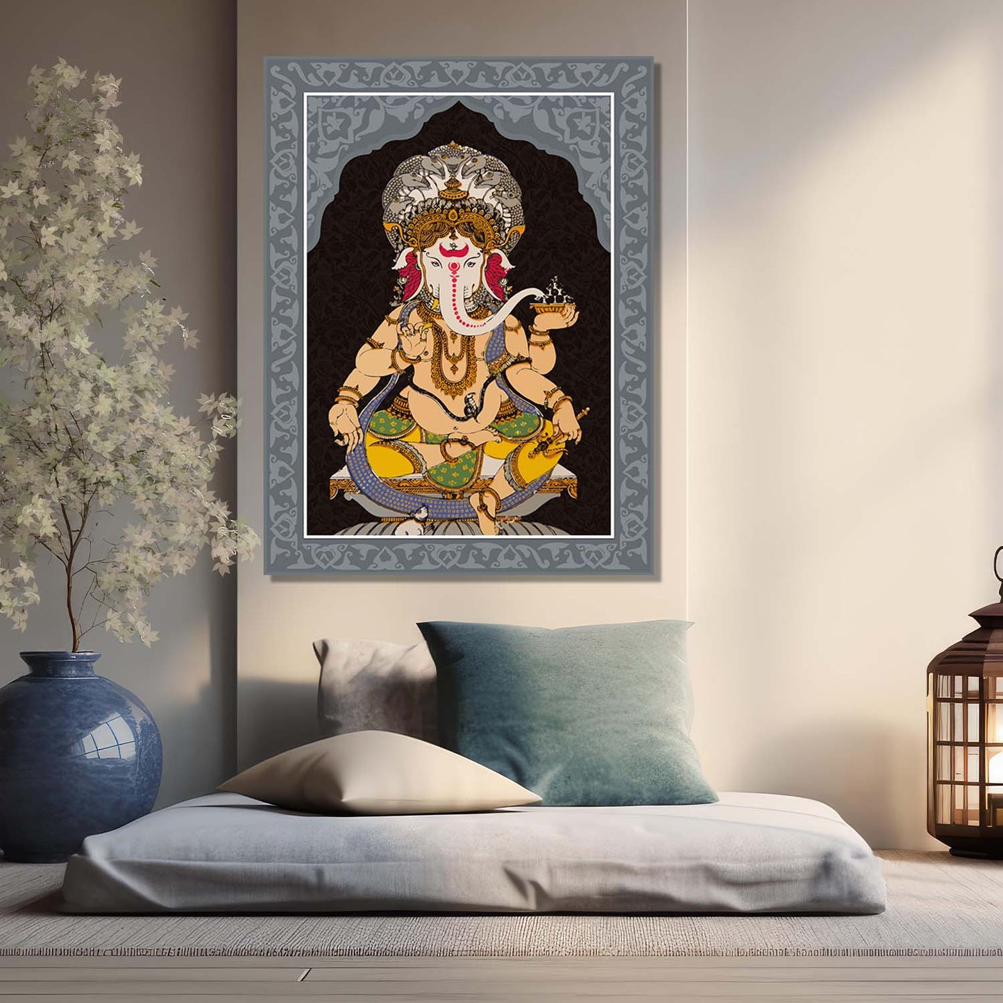 Pattachitra Wall Art For Home Décor Canvas Painting Religious Wall Décor