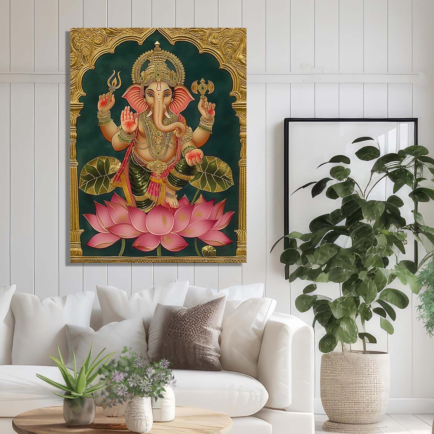 Tanjore Wall Art For Home Décor Canvas Painting Religious Wall Décor