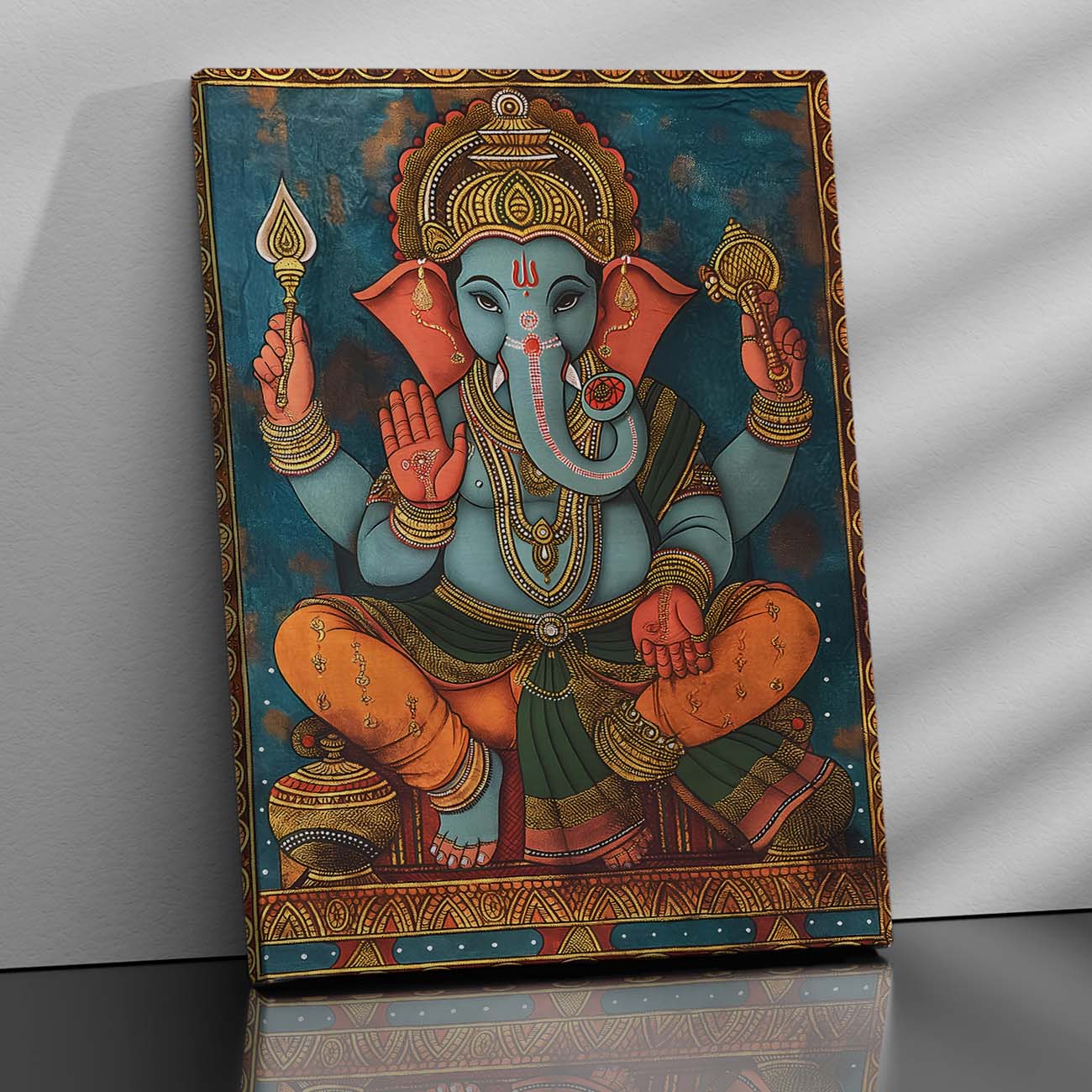 Tanjore Wall Art For Home Décor Canvas Painting Religious Wall Décor