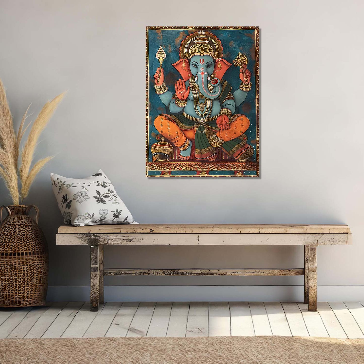 Tanjore Wall Art For Home Décor Canvas Painting Religious Wall Décor