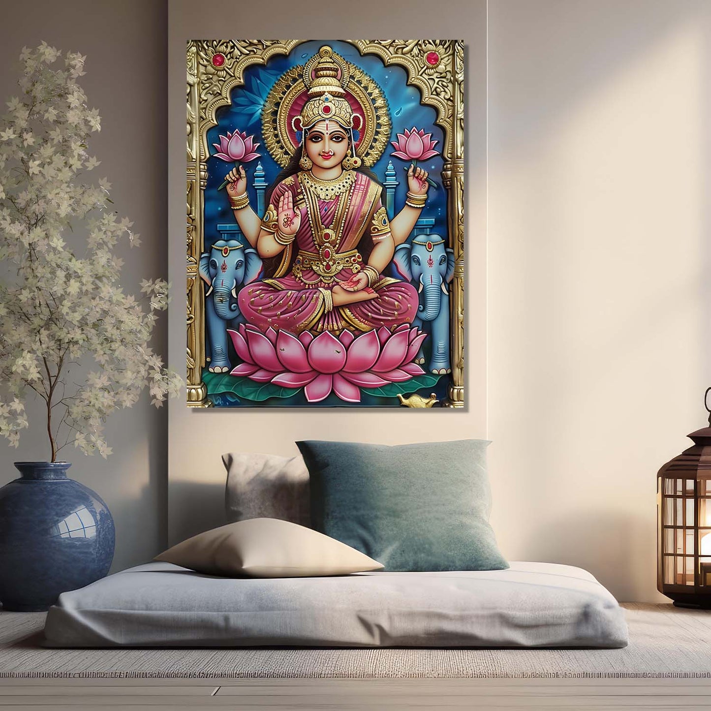 Tanjore Wall Art For Home Décor Canvas Painting Wall Décor