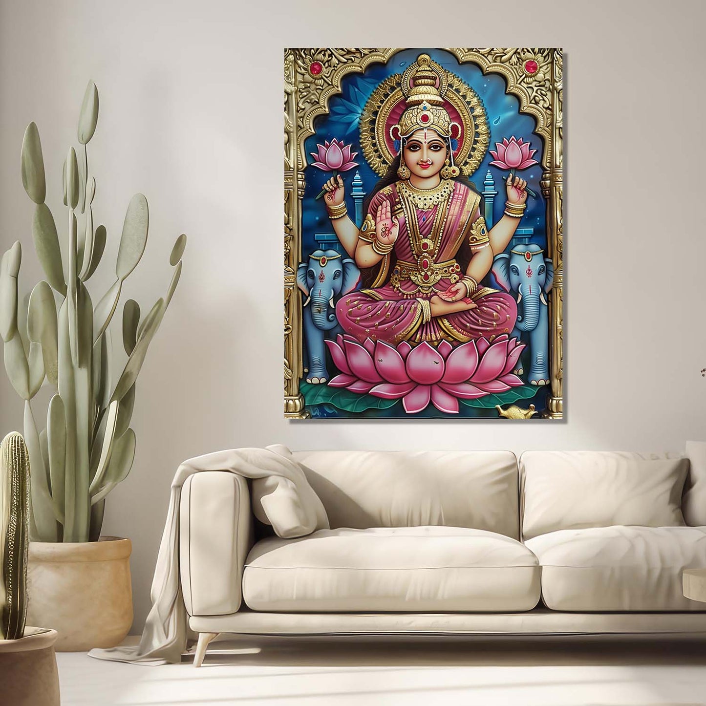 Tanjore Wall Art For Home Décor Canvas Painting Wall Décor