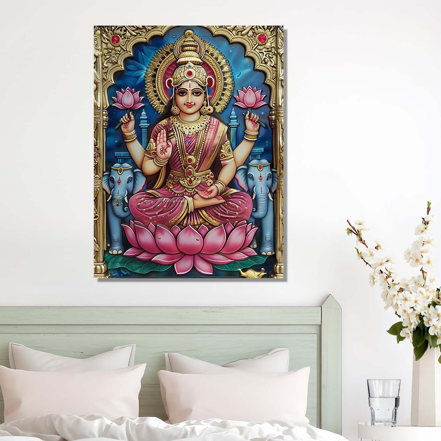 Tanjore Wall Art For Home Décor Canvas Painting Wall Décor