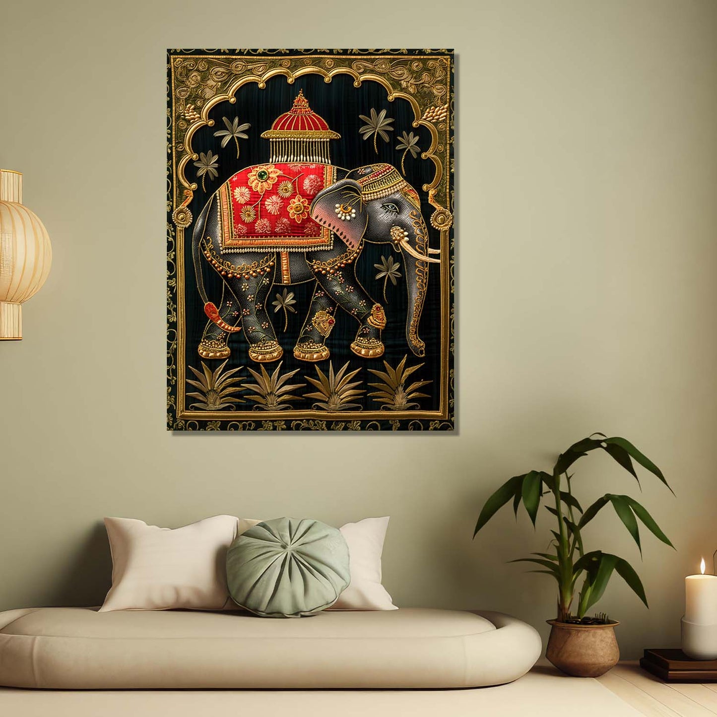 Tanjore Wall Art For Home Décor Canvas Painting Wall Décor