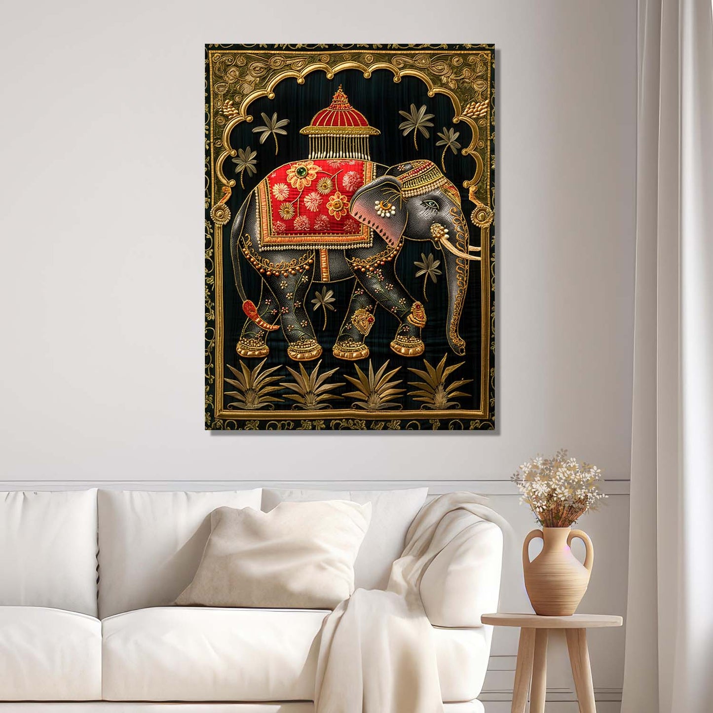 Tanjore Wall Art For Home Décor Canvas Painting Wall Décor