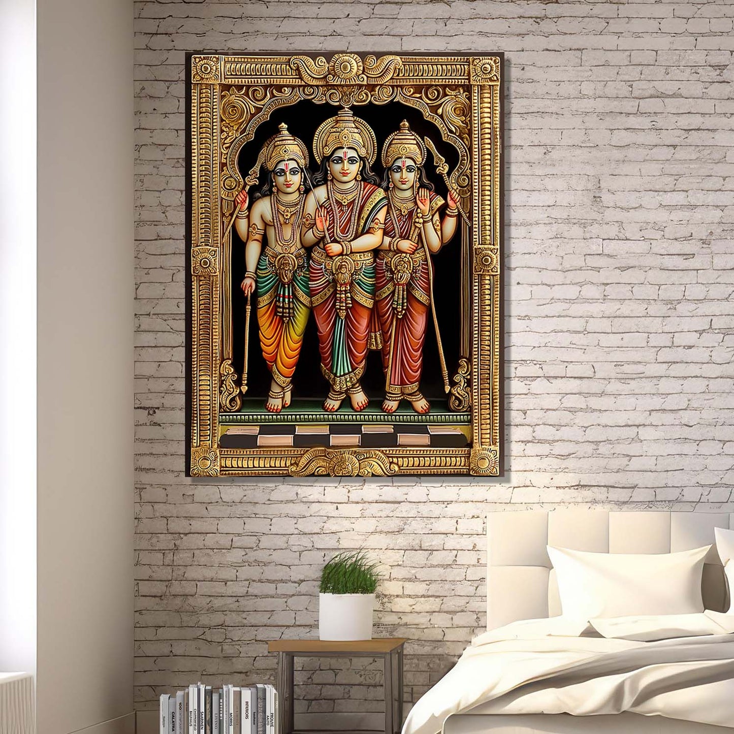 Tanjore Wall Art For Home Décor Canvas Painting Wall Décor