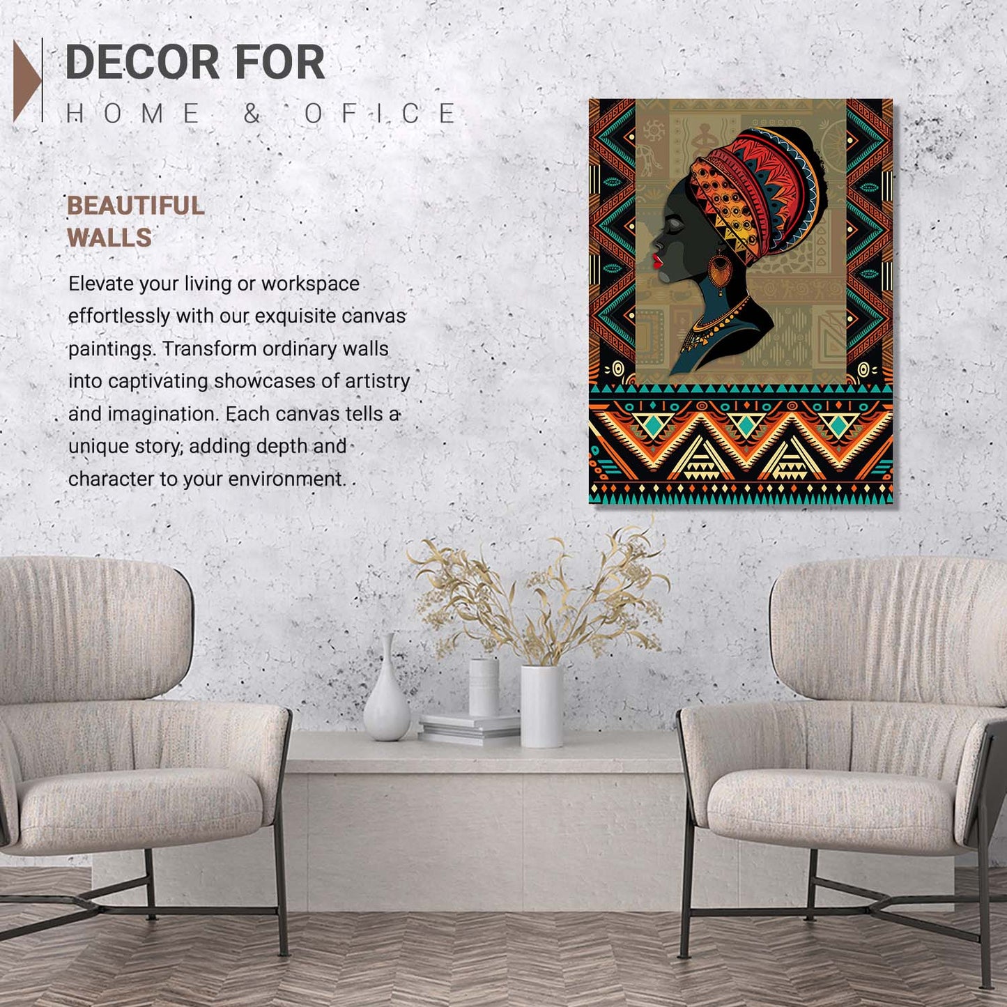 Warli Wall Art For Home Décor Canvas Painting Wall Décor