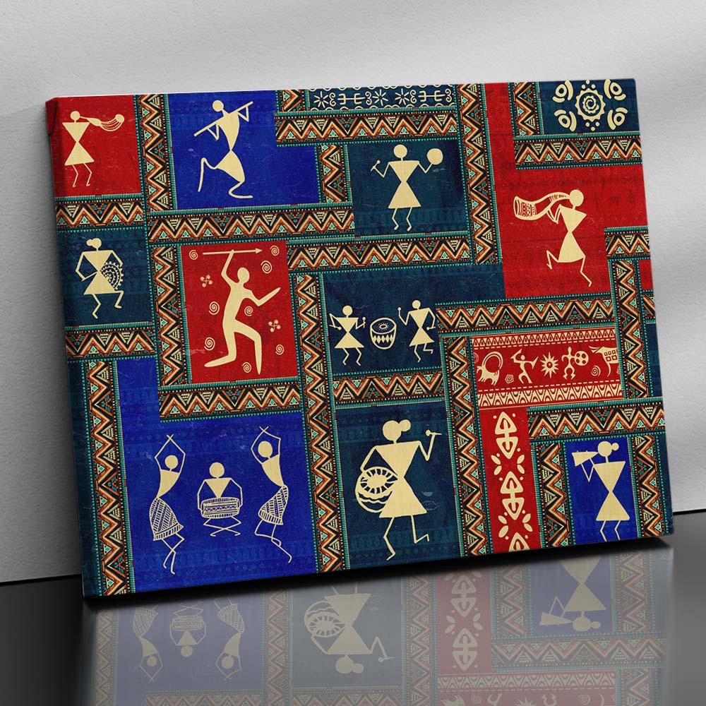 Warli Wall Art For Home Décor Canvas Painting Wall Décor