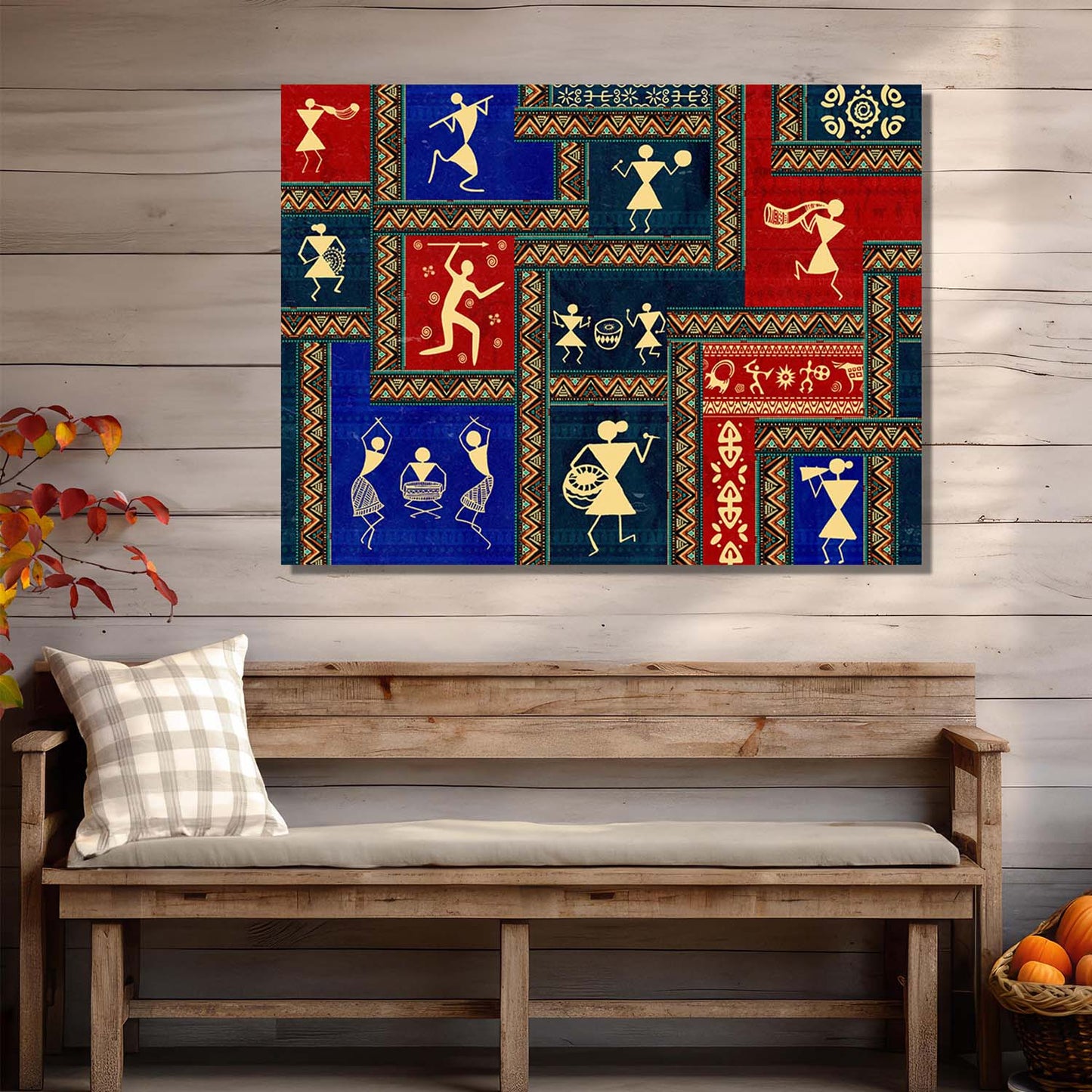 Warli Wall Art For Home Décor Canvas Painting Wall Décor