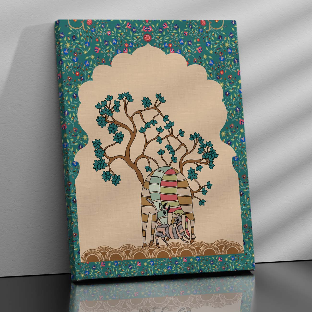 Gond Wall Art For Home Decor Canvas Painting Wall Decor