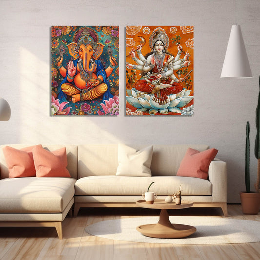 Kerala Mural Art Canvas Prints For Home Decor Wall Decor