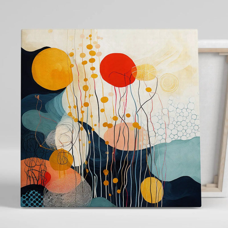 Vibrant Abstract Art Canvas Print - Modern Art