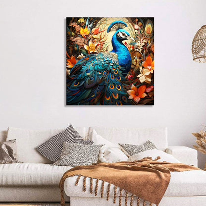 Copy of Vibrant Peacock Art Canvas Print for Living Room Bedroom Home and Office Wall Decor
