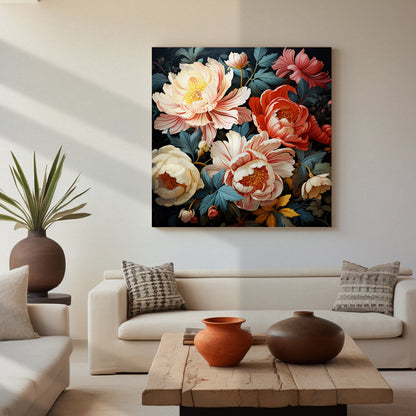 Beautiful Floral Canvas Painting for Living Room Bedroom Home and Office Wall Decor