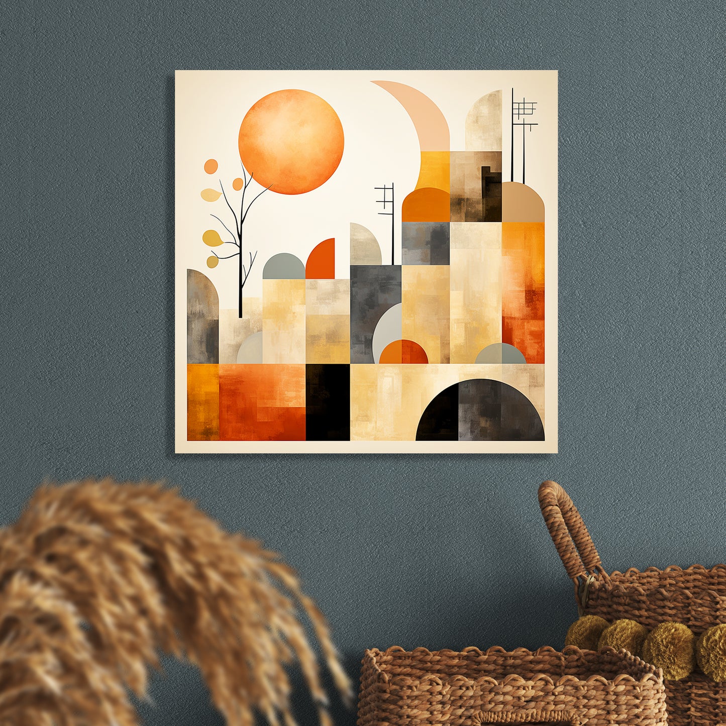 Modern Art Canvas Print for Living Room Bedroom Home and Office Wall Decor