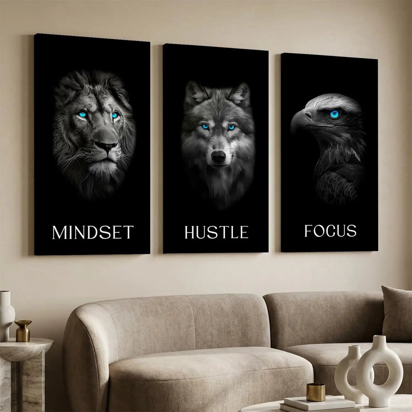 Motivational Canvas Art Print Set