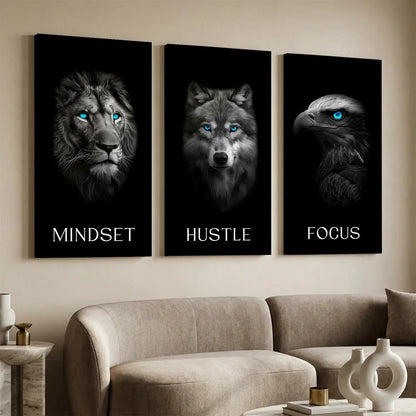 Motivational Canvas Art Print Set