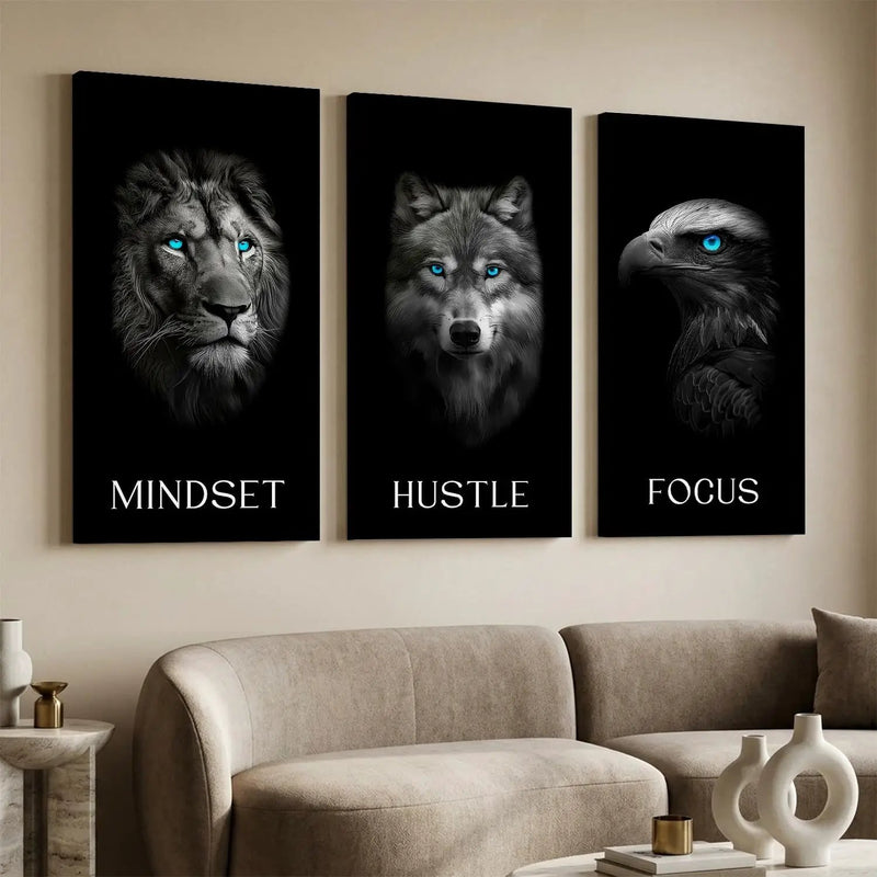 Motivational Canvas Art Print Set