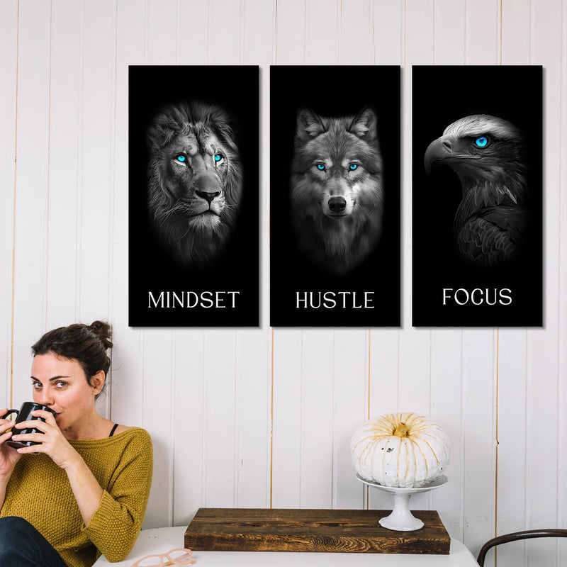 Motivational Canvas Art Print Set